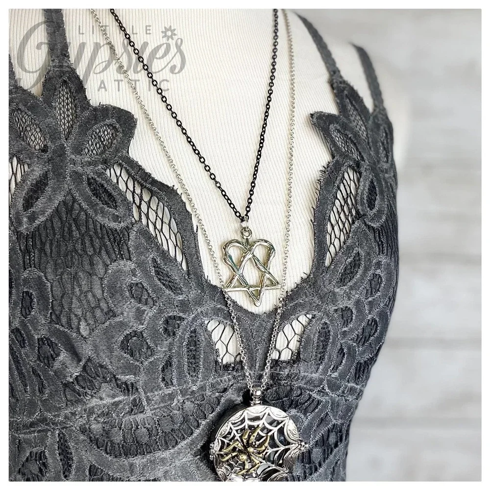 POL Sweet Burnout Flirty Lace Top - Picture 6 of 11